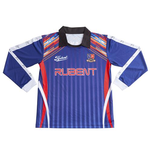 全面プリント長袖サッカーユニフォーム